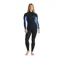 C-Skins Surflite 4:3 Women's Back Zip Steamer Black/Blue Tie Dye